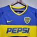 Boca Juniors 03/04 Home Dark Blue Long Sleeve Soccer Jersey